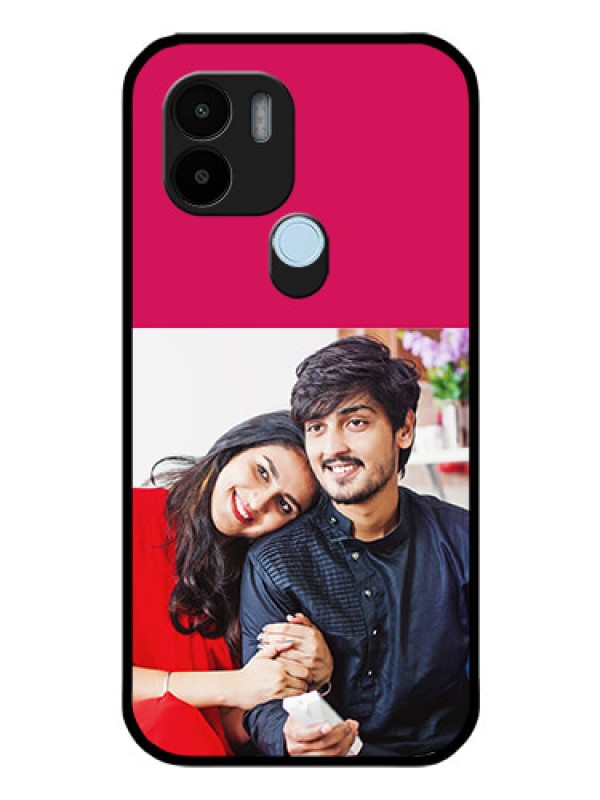 Custom Xiaomi Redmi A2 Plus Custom Glass Mobile Case - Anniversary Cover Design
