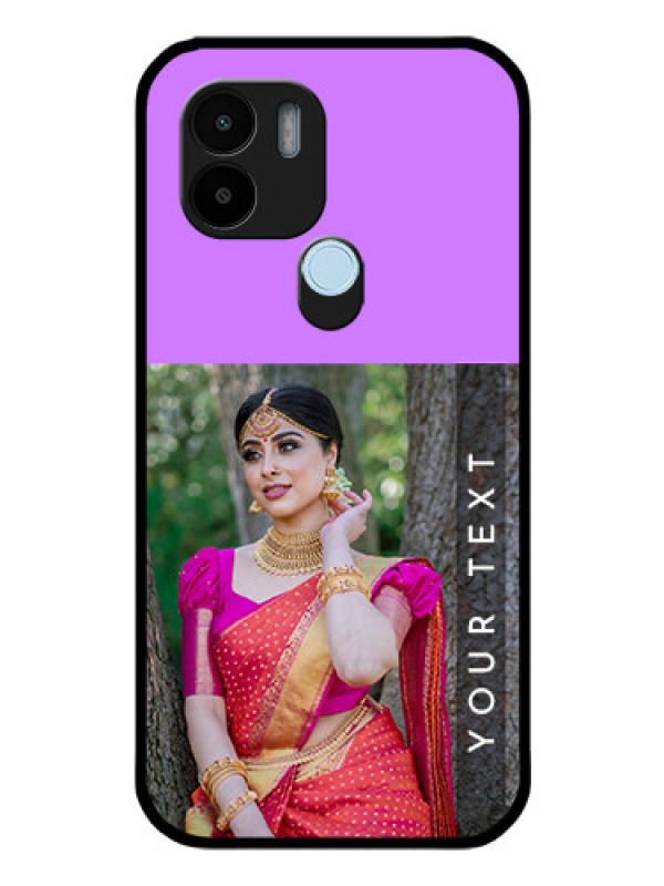 Custom Xiaomi Redmi A2 Plus Custom Glass Mobile Case - Birthday Icons Design