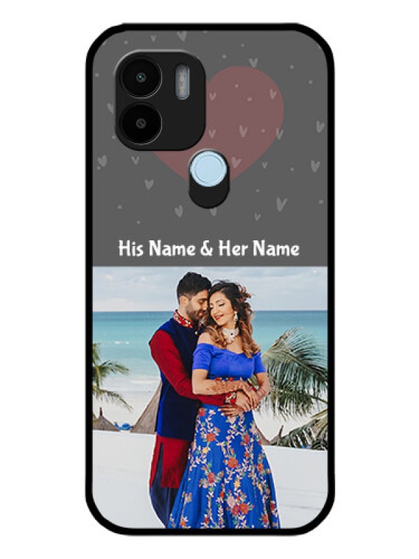 Custom Xiaomi Redmi A2 Plus Custom Glass Mobile Case - Buy Love Design with Photo Online