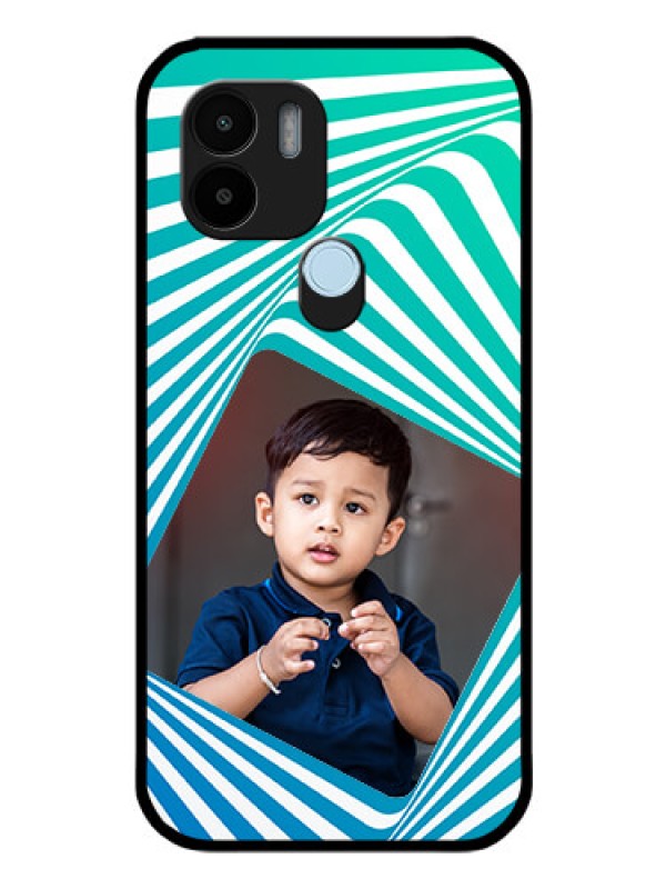 Custom Xiaomi Redmi A2 Plus Personalized Glass Phone Case - Abstract Spiral Design