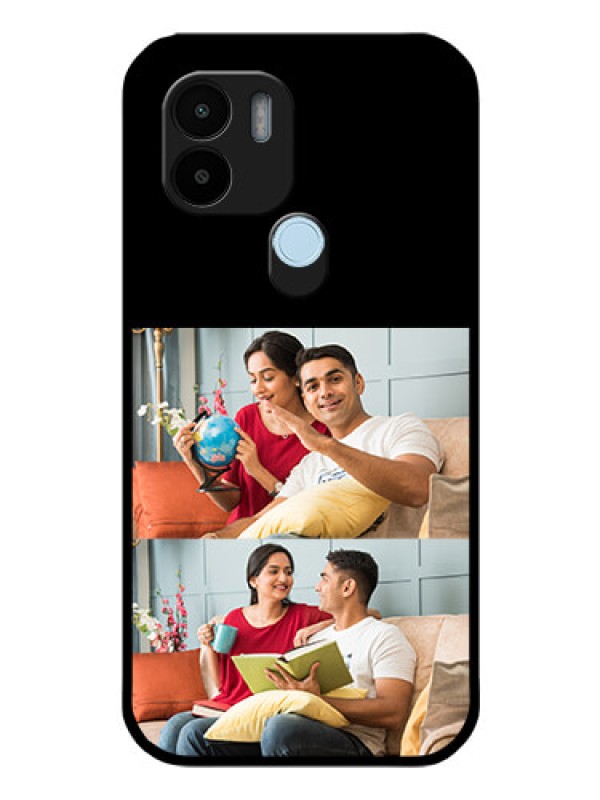 Custom Xiaomi Redmi A2 Plus 2 Images on Glass Phone Cover