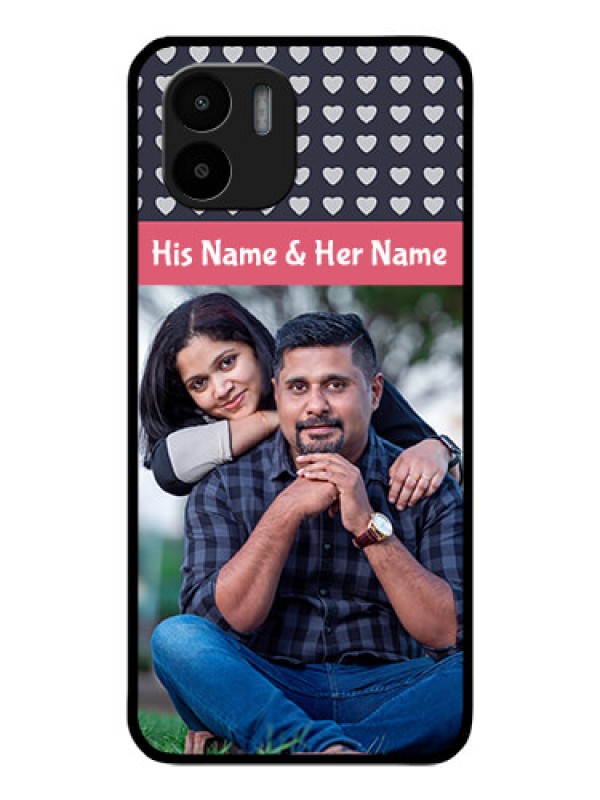 Custom Xiaomi Redmi A2 Custom Glass Mobile Case - Love Symbols Design