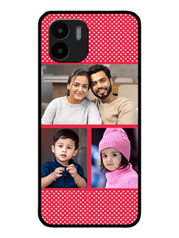 Custom Xiaomi Redmi A2 Personalized Glass Phone Case - Bulk Pic Upload Design