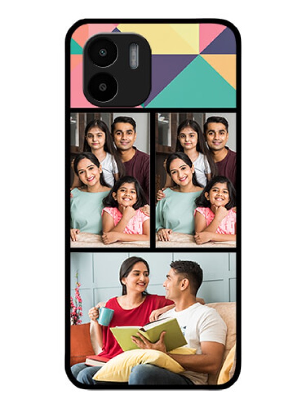 Custom Xiaomi Redmi A2 Custom Glass Phone Case - Bulk Pic Upload Design