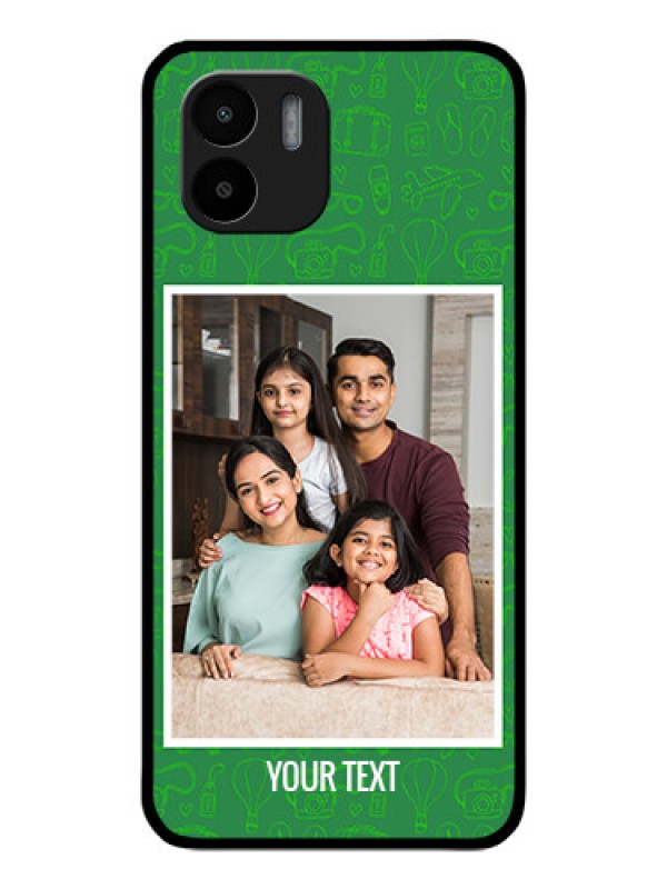 Custom Xiaomi Redmi A2 Personalized Glass Phone Case - Picture Upload Design