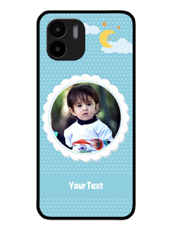 Custom Xiaomi Redmi A2 Personalised Glass Phone Case - Violet Pattern Design