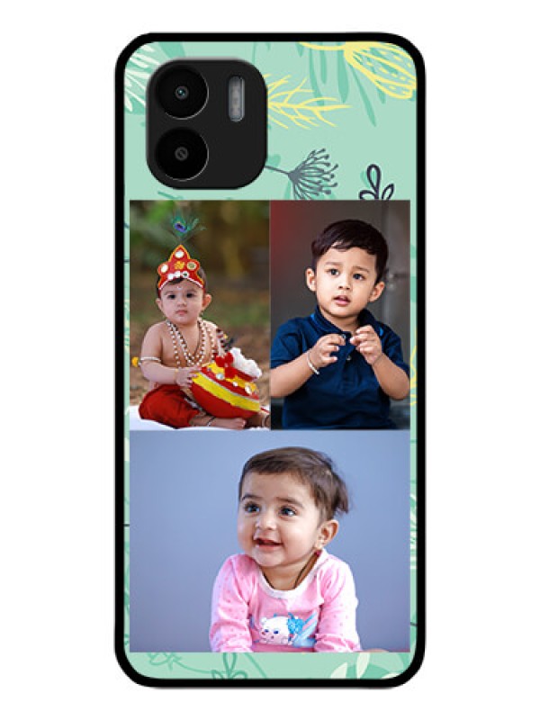 Custom Xiaomi Redmi A2 Photo Printing on Glass Case - Forever Family Design