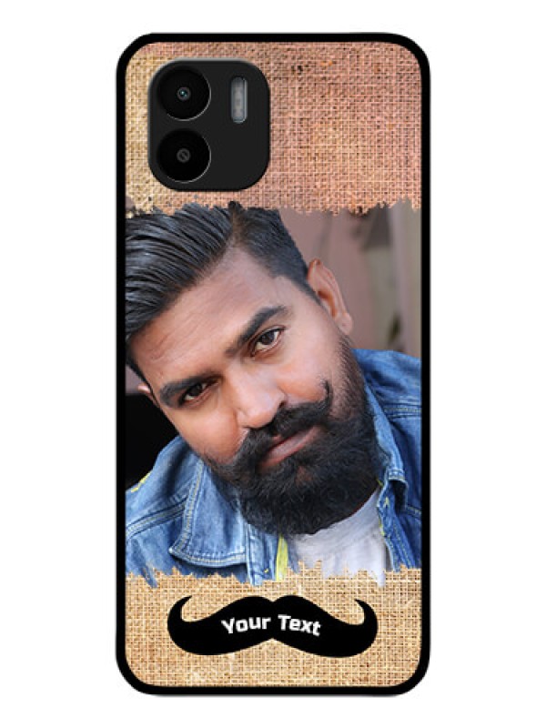 Custom Xiaomi Redmi A2 Personalized Glass Phone Case - with Texture Design