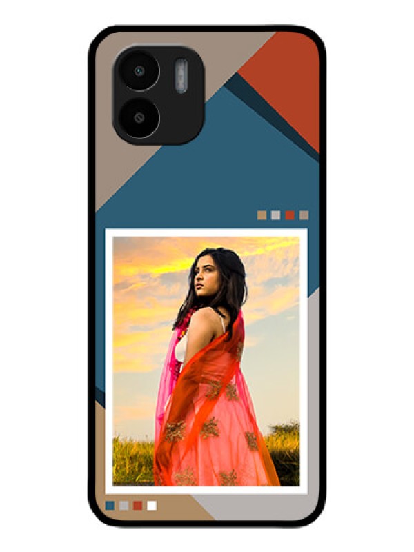 Custom Xiaomi Redmi A2 Personalized Glass Phone Case - Retro color pallet Design