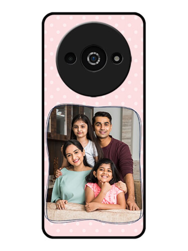 Custom Xiaomi Redmi A3 Custom Glass Phone Case - Family With Dots Design