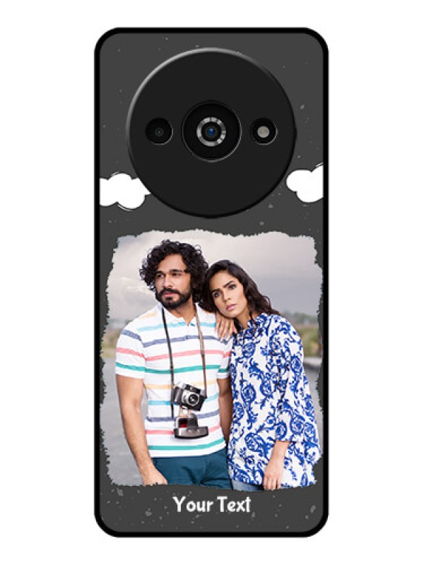 Custom Xiaomi Redmi A3 Custom Glass Phone Case - Splashes With Love Doodles Design