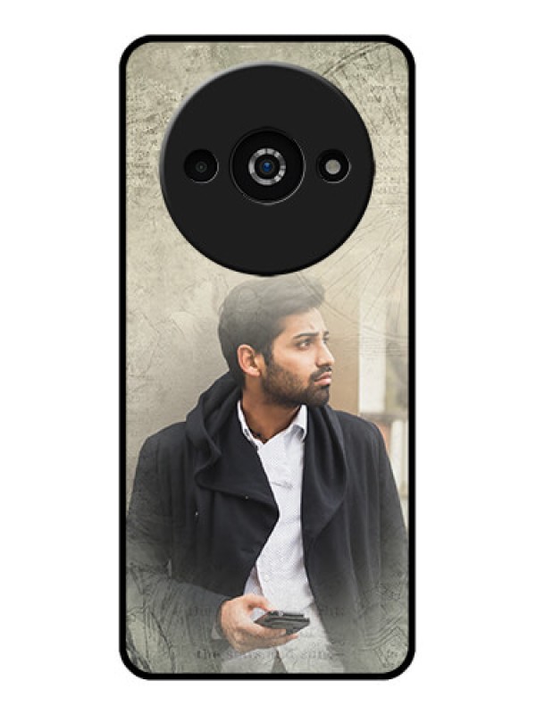 Custom Xiaomi Redmi A3 Custom Glass Phone Case - With Vintage Design