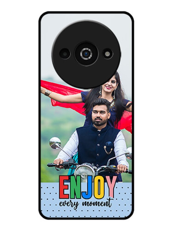 Custom Xiaomi Redmi A3 Custom Glass Phone Case - Enjoy Every Moment Design