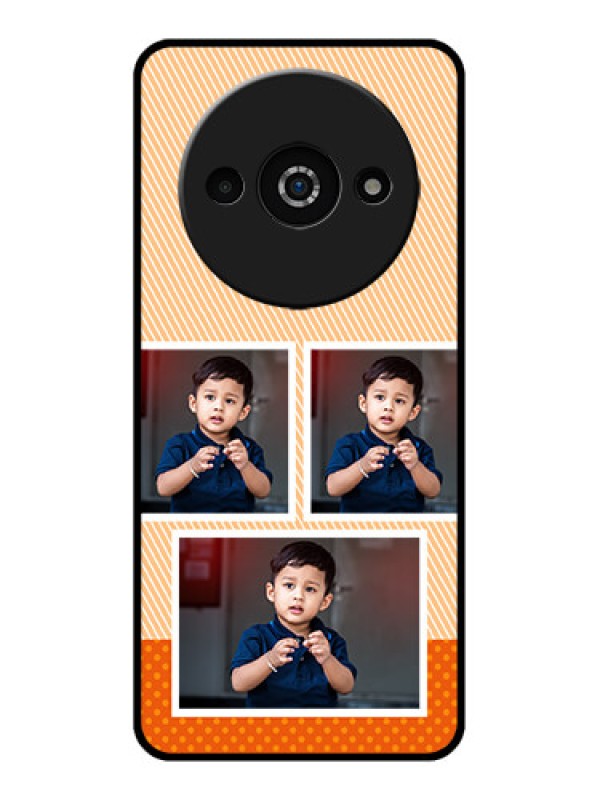 Custom Redmi A3X Custom Glass Phone Case - Bulk Photos Upload Design