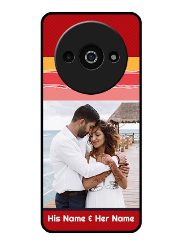 Custom Redmi A3X Custom Glass Phone Case - Colorful Case Design