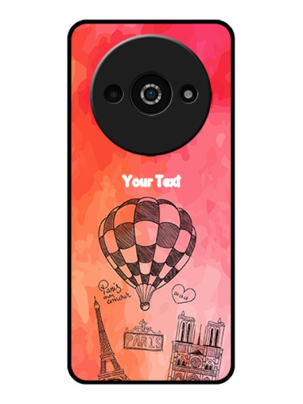 Custom Redmi A3X Custom Glass Phone Case - Paris Theme Design
