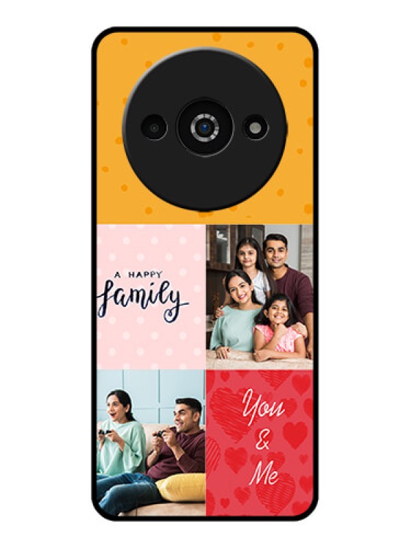 Custom Redmi A3X Custom Glass Phone Case - Images With Quotes Design