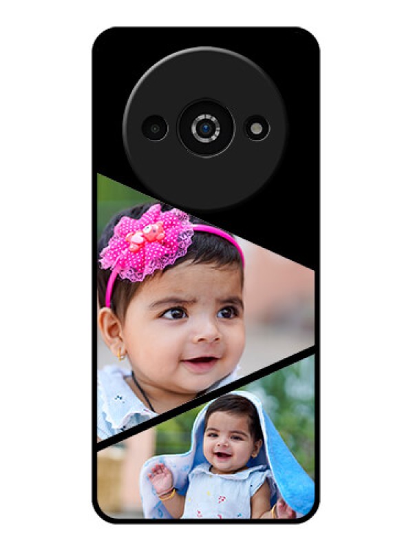 Custom Redmi A3X Custom Glass Phone Case - Semi Cut Design