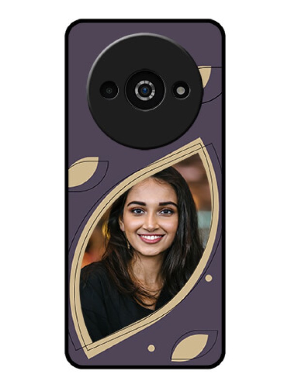 Custom Redmi A3X Custom Glass Phone Case - Falling Leaf Design