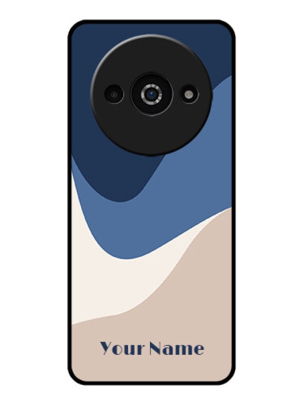 Custom Redmi A3X Custom Glass Phone Case - Abstract Drip Art Design