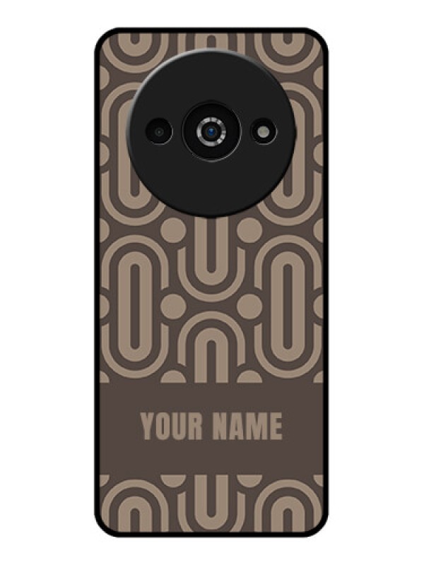 Custom Redmi A3X Custom Glass Phone Case - Captivating Zero Pattern Design