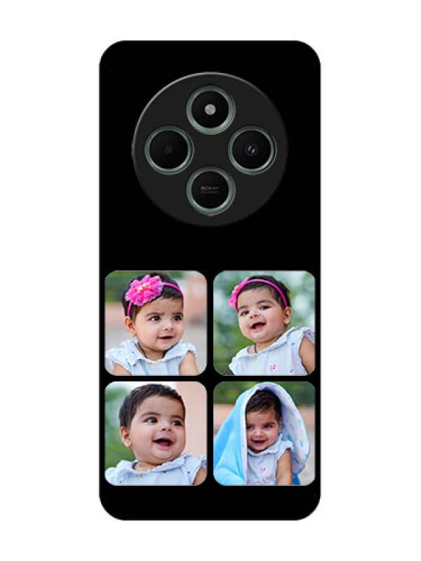 Custom redmi A4 5G Custom Glass Phone Case - Multiple Pictures Design