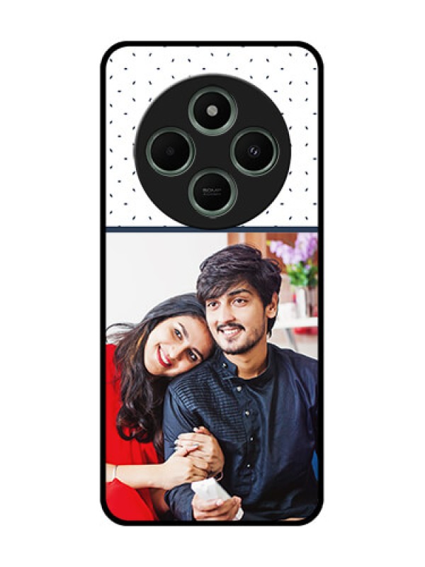Custom redmi A4 5G Custom Glass Phone Case - Premium Dot Design