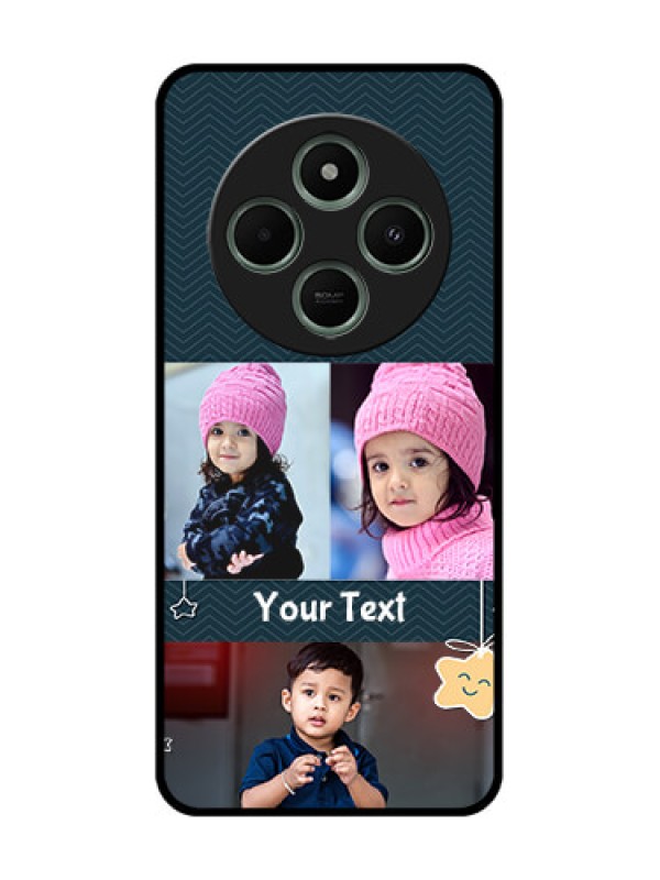 Custom redmi A4 5G Custom Glass Phone Case - Hanging Stars Design