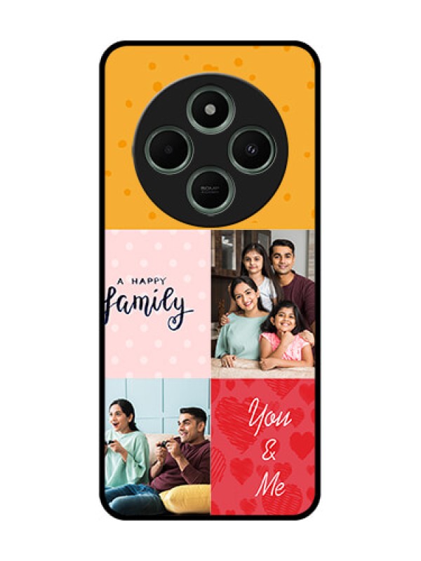 Custom redmi A4 5G Custom Glass Phone Case - Images With Quotes Design