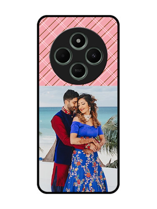 Custom redmi A4 5G Custom Glass Phone Case - Together Forever Design