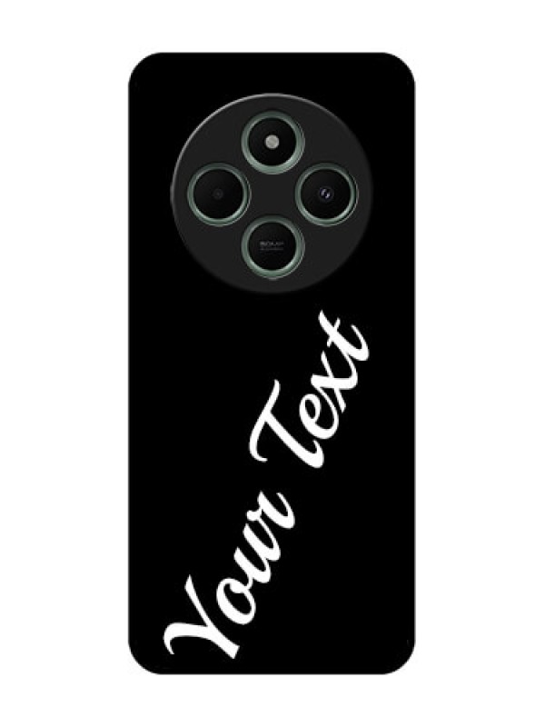 Custom redmi A4 5G Custom Glass Phone Case - With Your Name Design