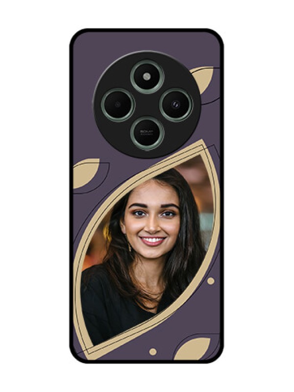 Custom redmi A4 5G Custom Glass Phone Case - Falling Leaf Design