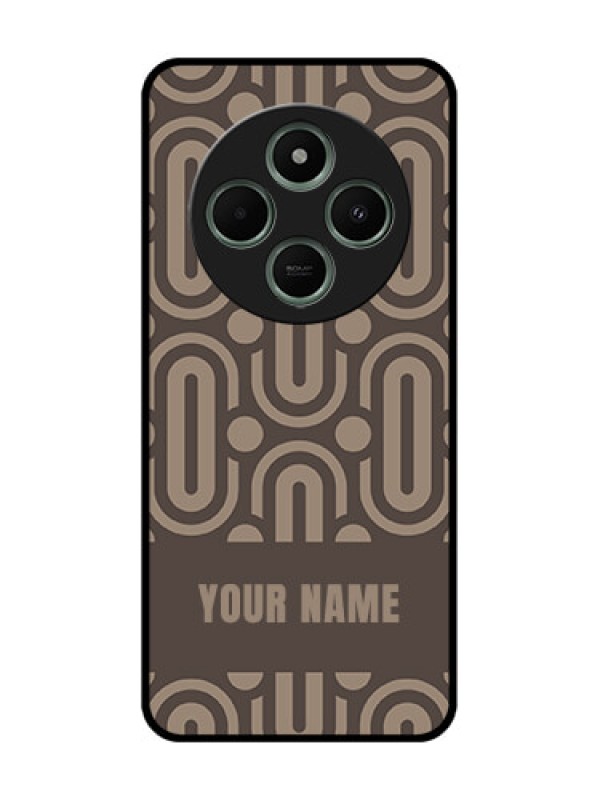 Custom redmi A4 5G Custom Glass Phone Case - Captivating Zero Pattern Design