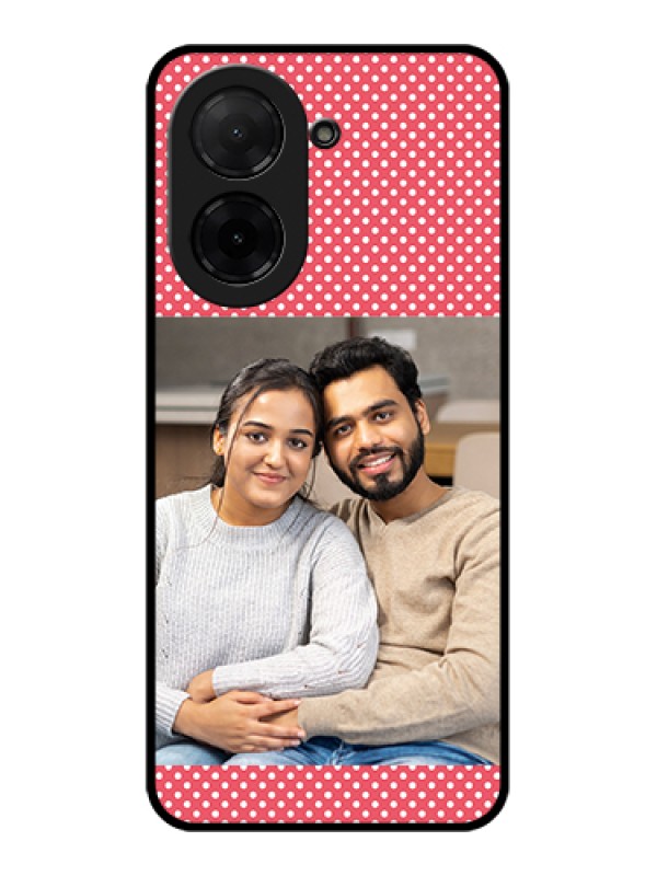 Custom Xiaomi Redmi A5 Custom Glass Phone Case - White Dotted Design