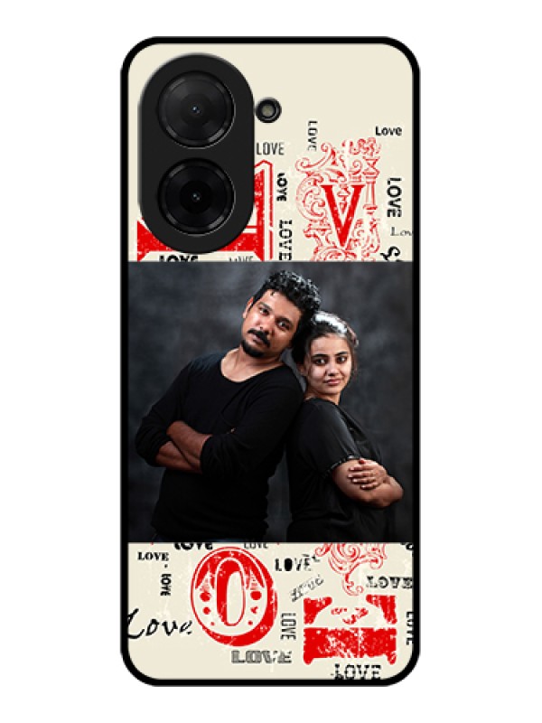 Custom Xiaomi Redmi A5 Custom Glass Phone Case - Trendy Love Design Case