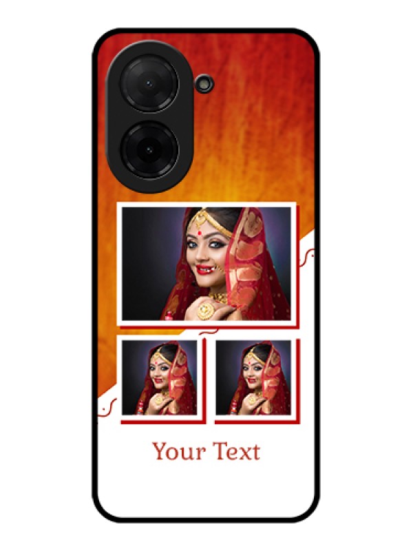 Custom Xiaomi Redmi A5 Custom Glass Phone Case - Wedding Memories Design