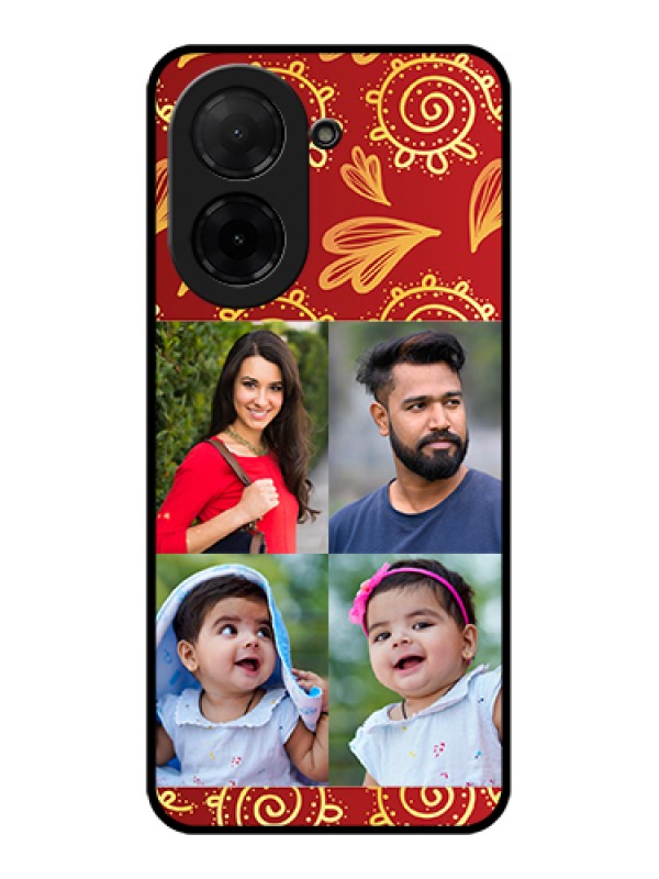 Custom Xiaomi Redmi A5 Custom Glass Phone Case - 4 Image Traditional Design