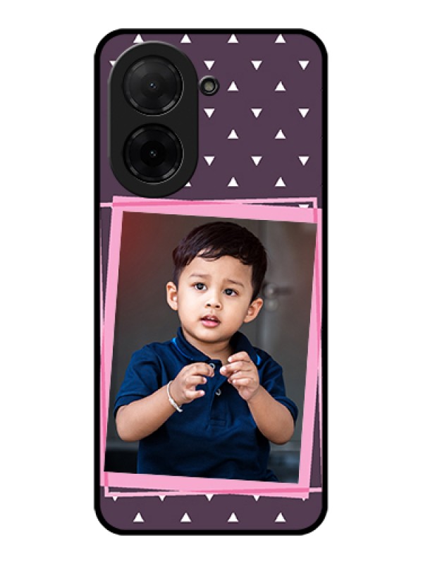Custom Xiaomi Redmi A5 Custom Glass Phone Case - Triangle Pattern Dotted Design