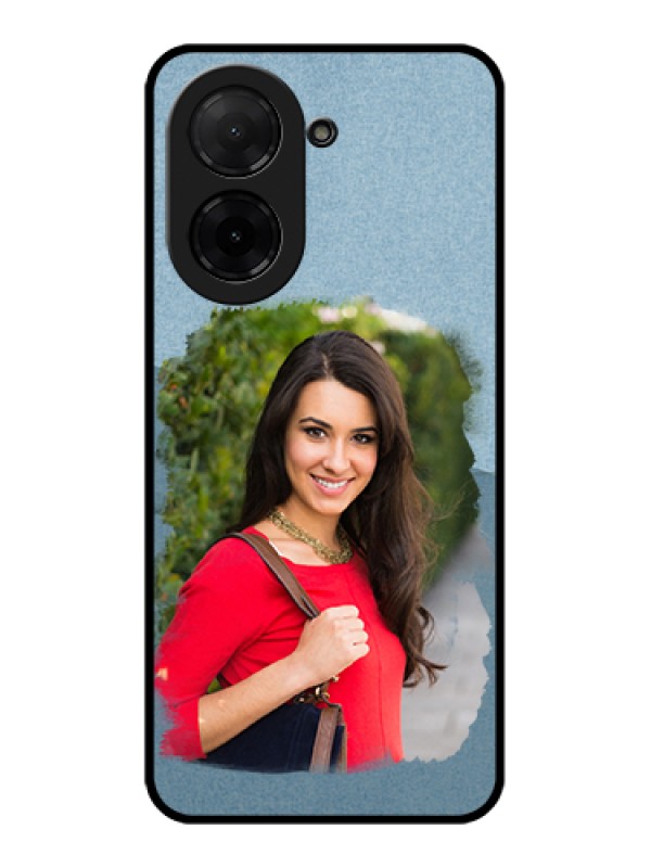 Custom Xiaomi Redmi A5 Custom Glass Phone Case - Grunge Line Art Design