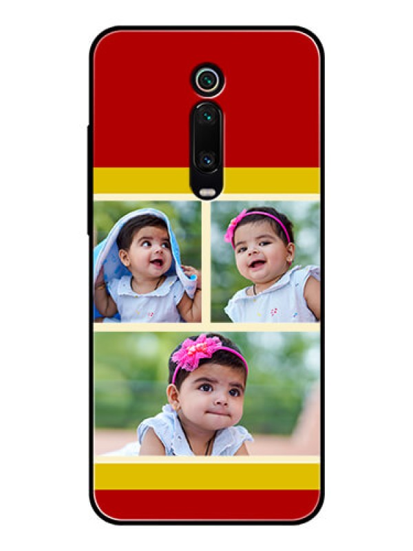 Custom Redmi K20 Pro Custom Glass Mobile Case  - Multiple Pic Upload Design