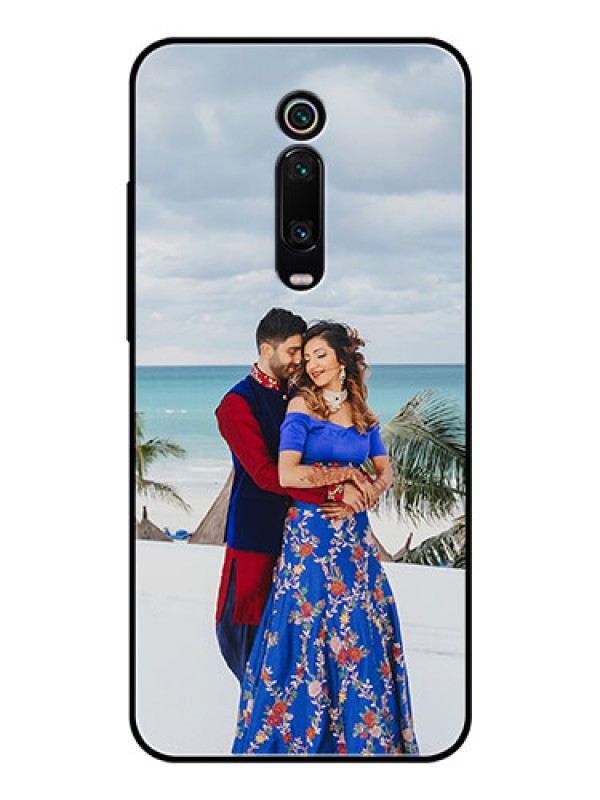 Custom Redmi K20 Pro Photo Printing on Glass Case  - Upload Full Picture Design