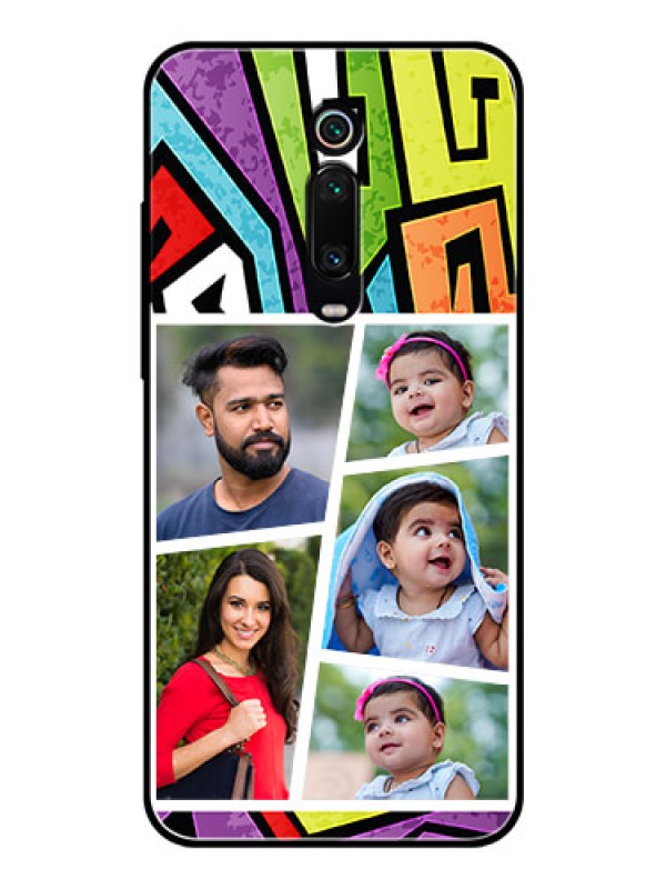Custom Redmi K20 Pro Custom Glass Phone Case  - Graffiti pattern Design