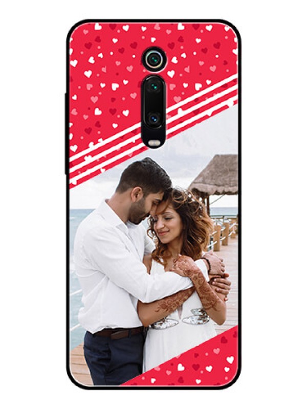 Custom Redmi K20 Custom Glass Mobile Case  - Valentines Gift Design