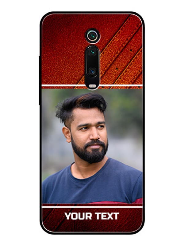 Custom Redmi K20 Personalized Glass Phone Case  - Leather Phone Case Design