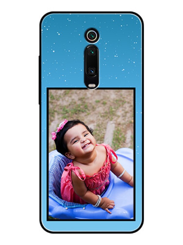 Custom Redmi K20 Custom Glass Mobile Case  - Wave Pattern Colorful Design