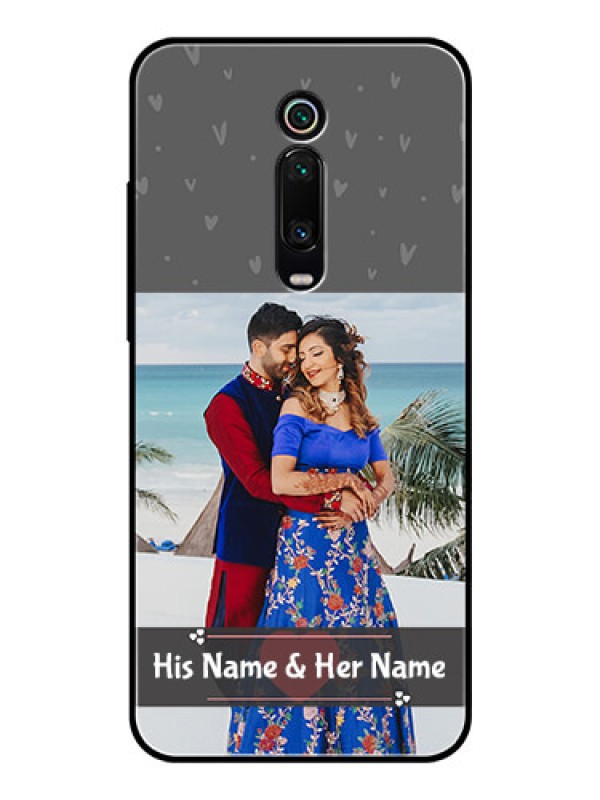 Custom Redmi K20 Custom Glass Mobile Case  - Buy Love Design with Photo Online