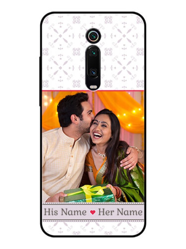 Custom Redmi K20 Custom Glass Mobile Case  - with Photo and Ethnic Design