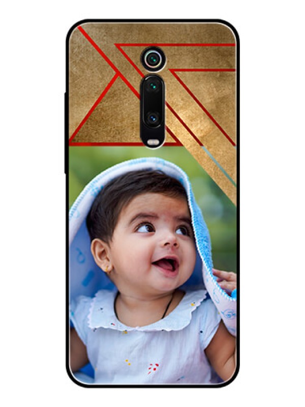 Custom Redmi K20 Personalized Glass Phone Case  - Gradient Abstract Texture Design