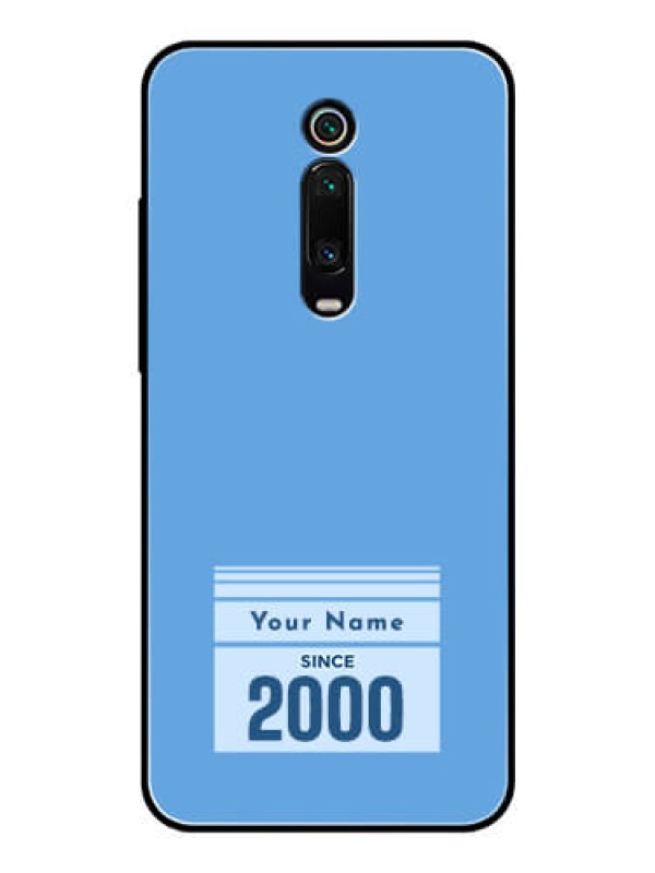 Custom Xiaomi Redmi K20 Custom Glass Mobile Case - Custom Year of birth Design