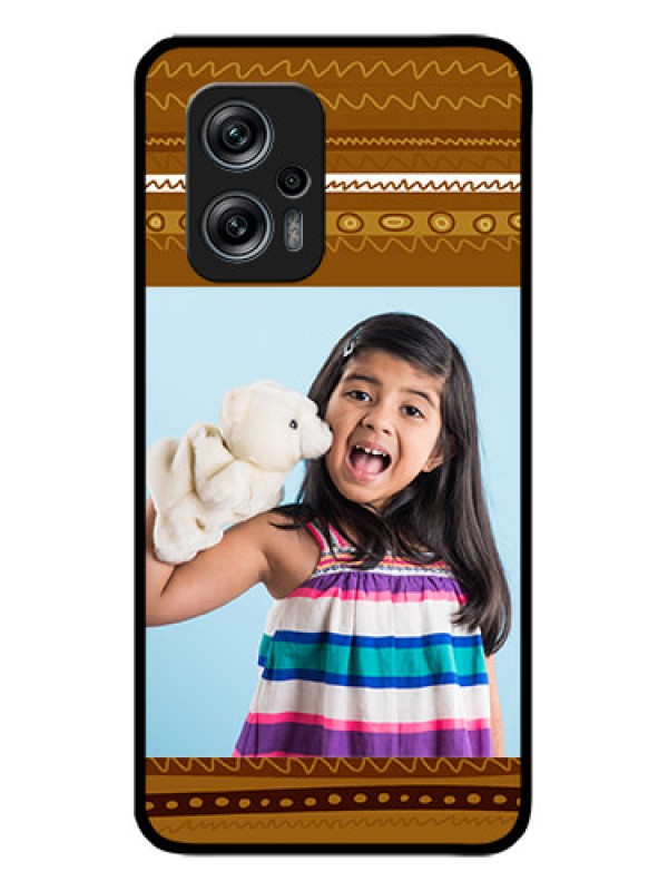Custom Redmi K50i 5G Custom Glass Phone Case - Friends Picture Upload Design
